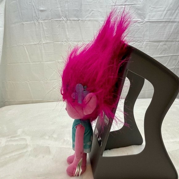 DreamWorks Trolls Movie Poppy 11" Plush Toy Factory Stuffed Pink - Picture 10 of 12